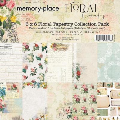 Asuka Studio Memory Place Floral Tapestry Designpapier - Paper Pack